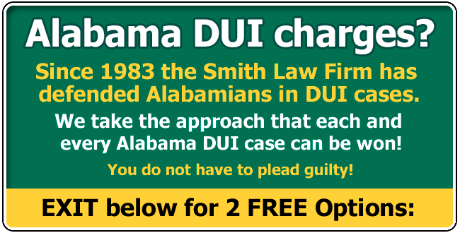 Alabama DUI Lawyer / Attorney | Driving Under the Influence in AL | The Smith Law Firm